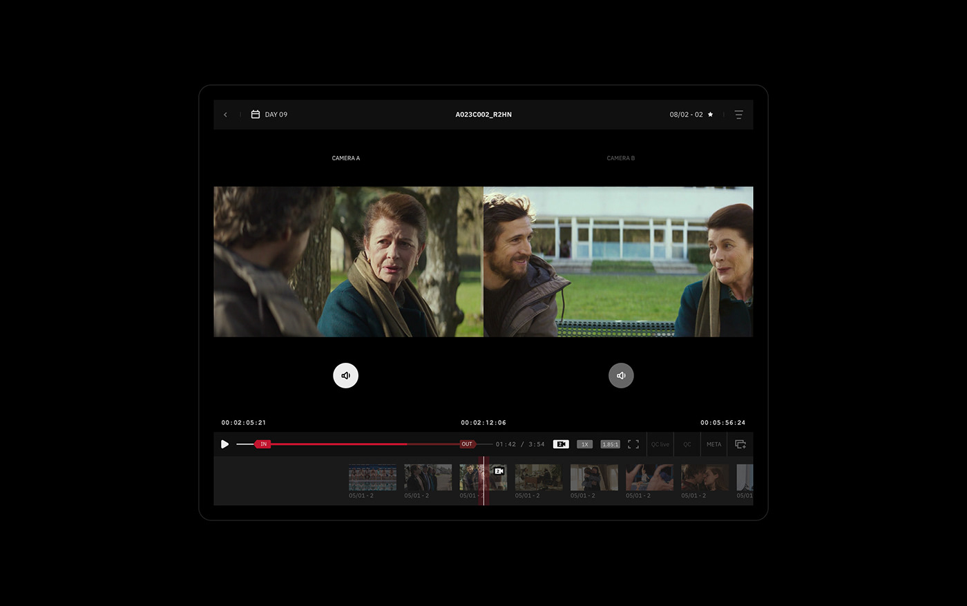 app Cinema Editor library media player playlist product video