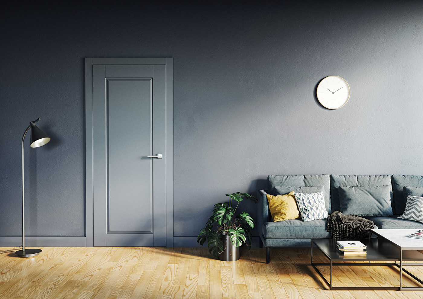 3D ads Advertising CGI door handle marketing Packshot product visualization