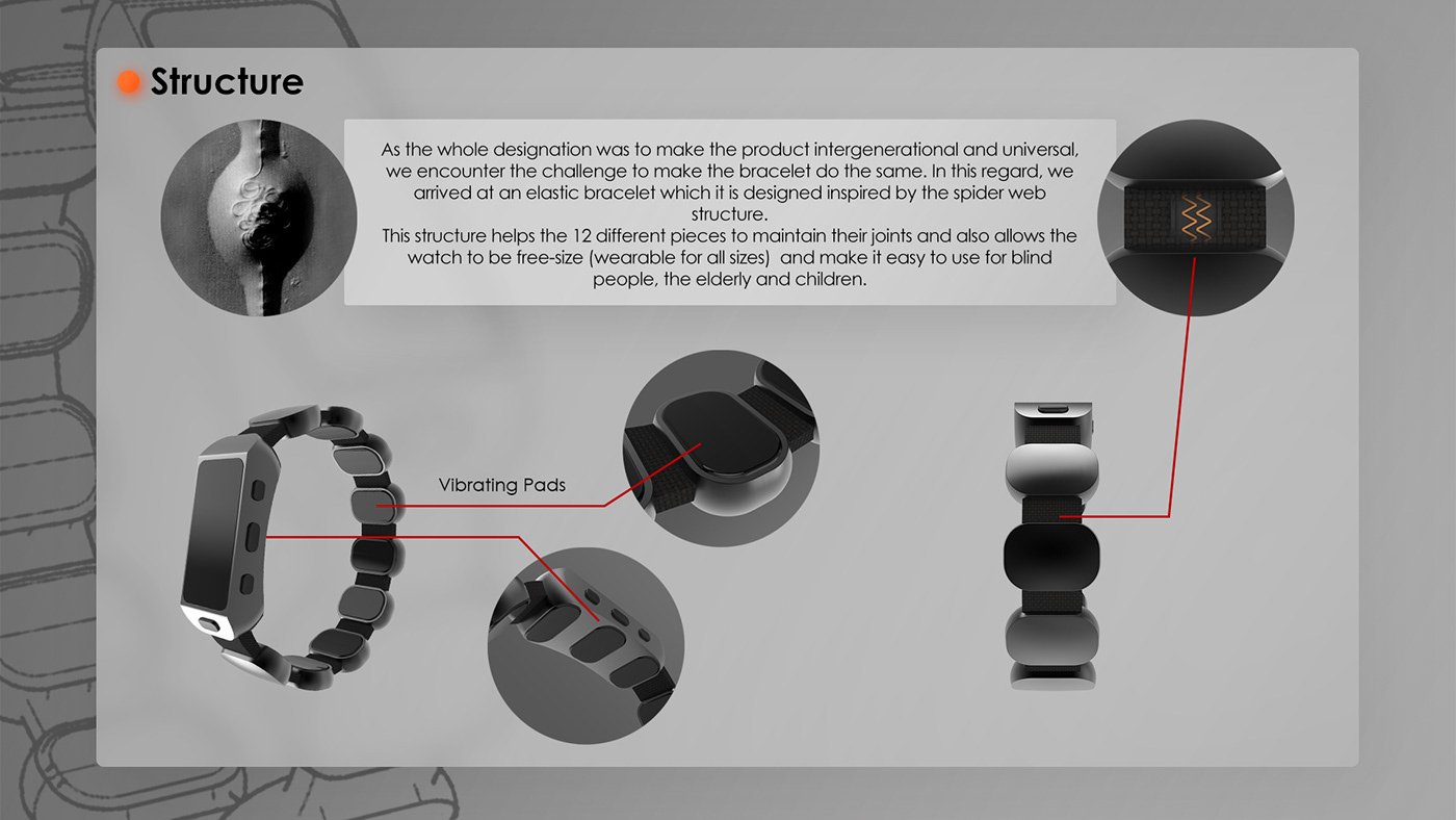 industrial design  product design  watch design 3d modeling rendering disabled people longevity Omid Zandi OZ Design 