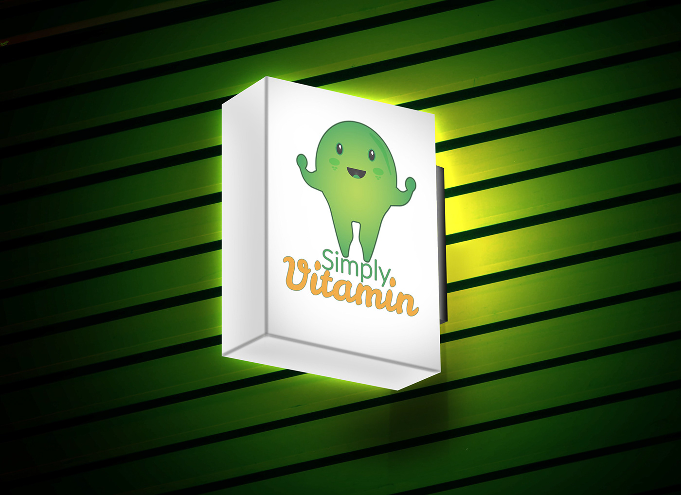 Logo Design grahic design logo Conception vitamin Vitamine caracter