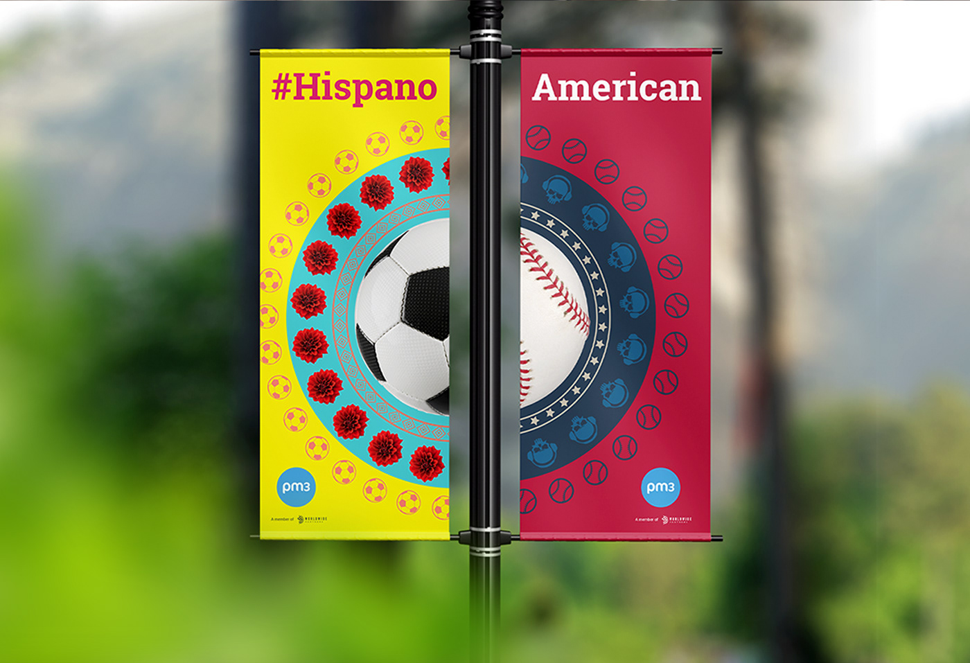 multicultural hispanic Advertising Agency colorful vibrant Fun branding  corporate image