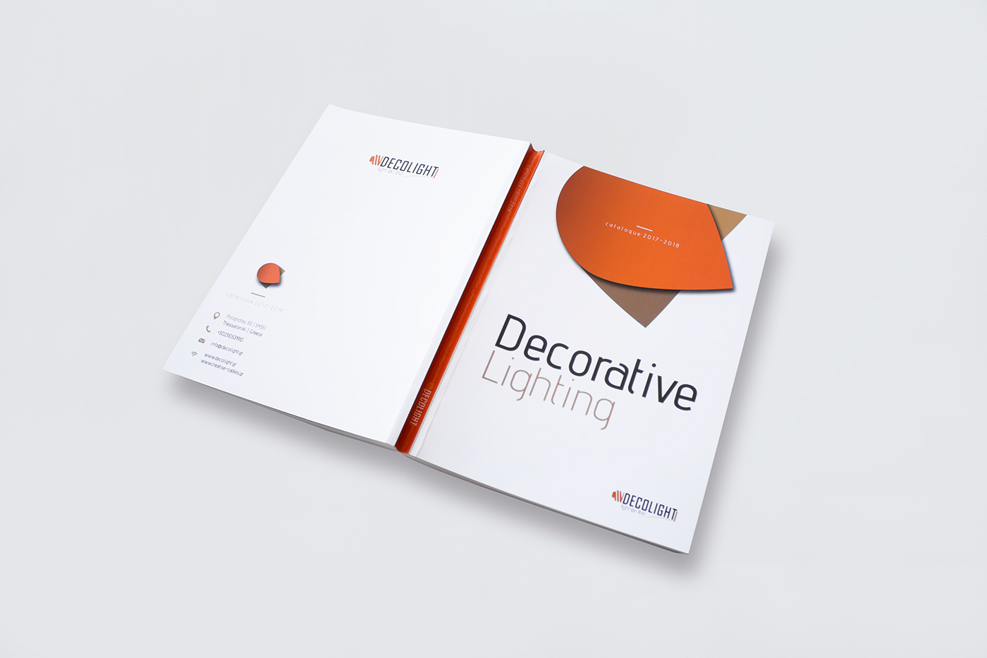 graphic design  Catalogue design product design  print design  editorial design  Lighting Design  Catalogue dkdesign DimitrisKatsenos Decolight