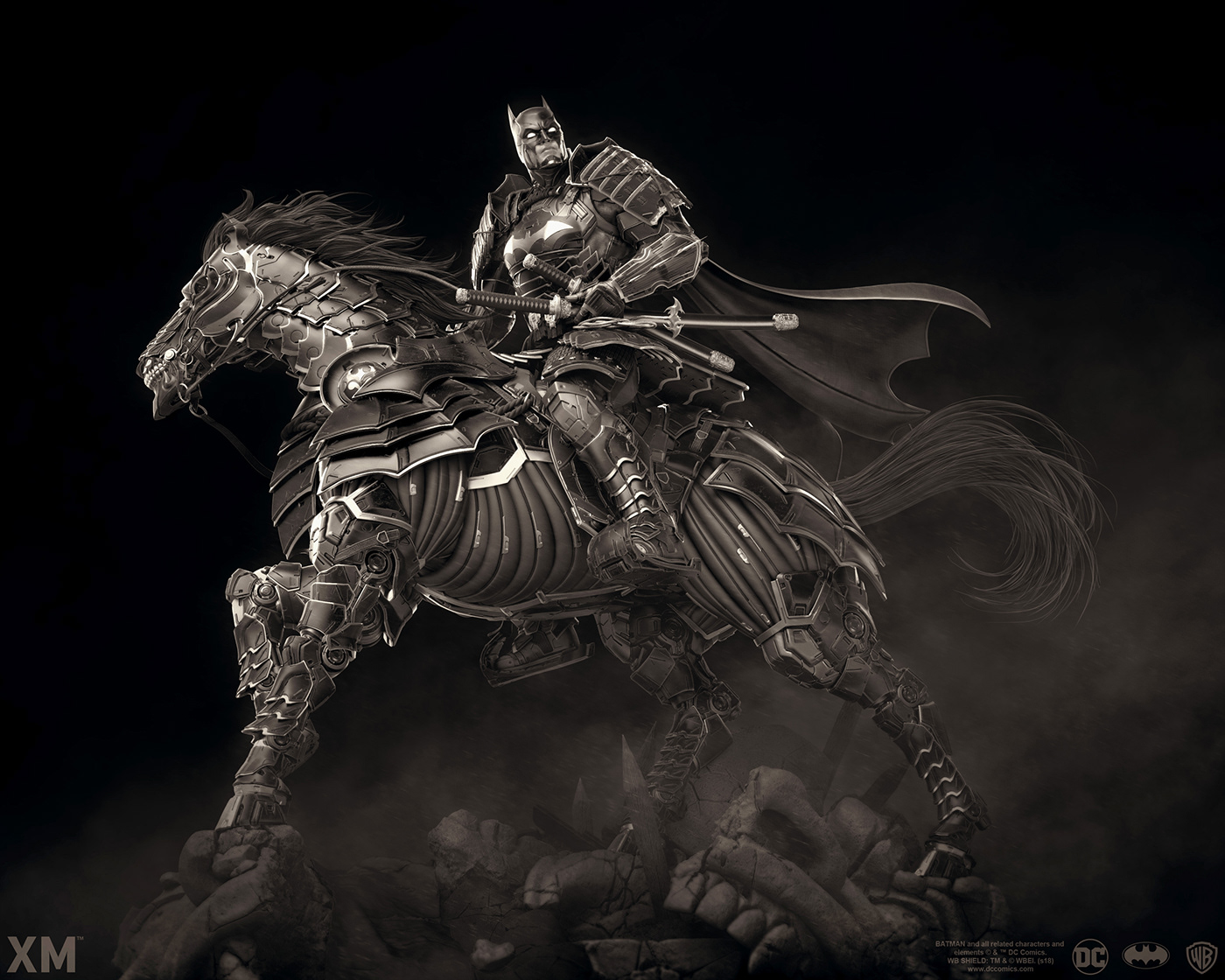 batman shogun japan Armor samurai ninja horse warrior army
