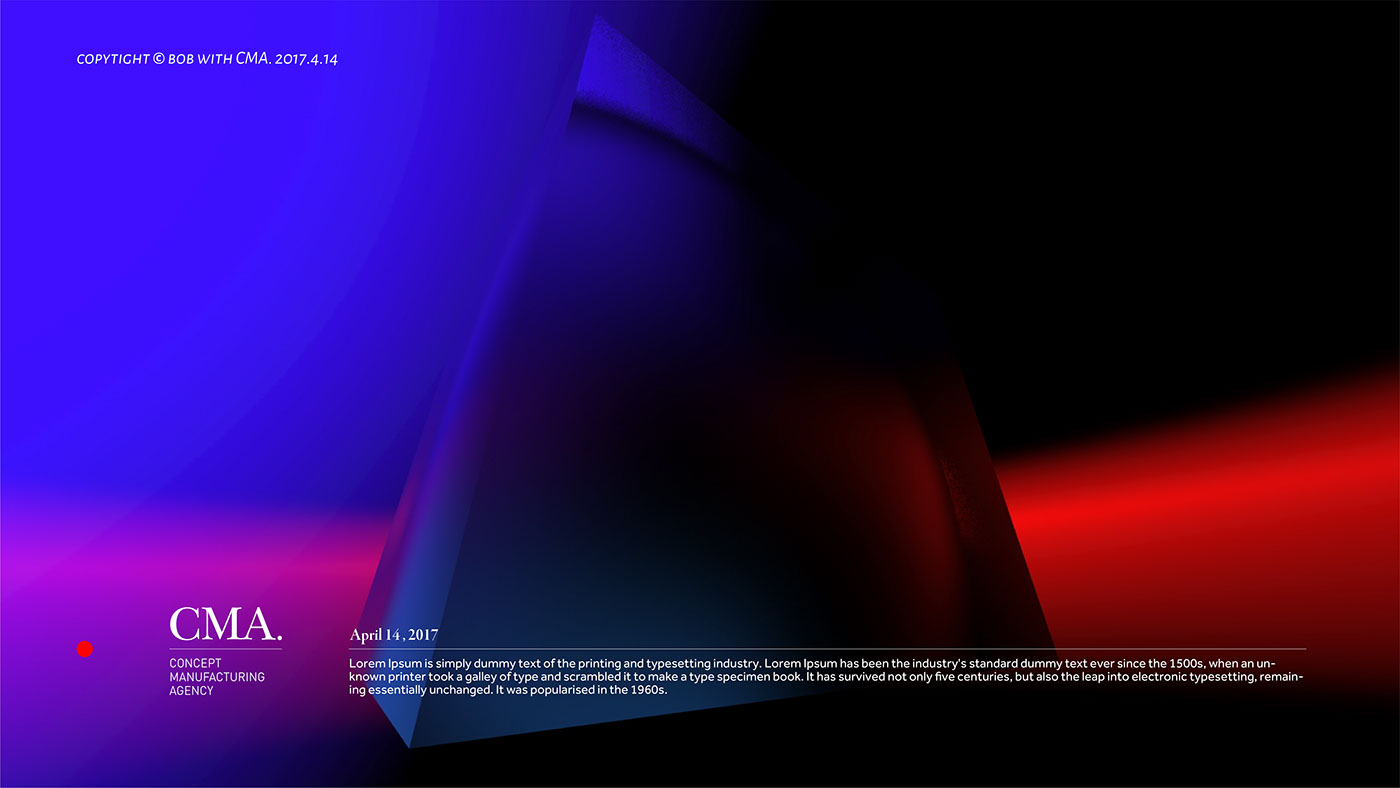 light cube 3D ILLUSTRATION  graphic digital art RGB Technology visual