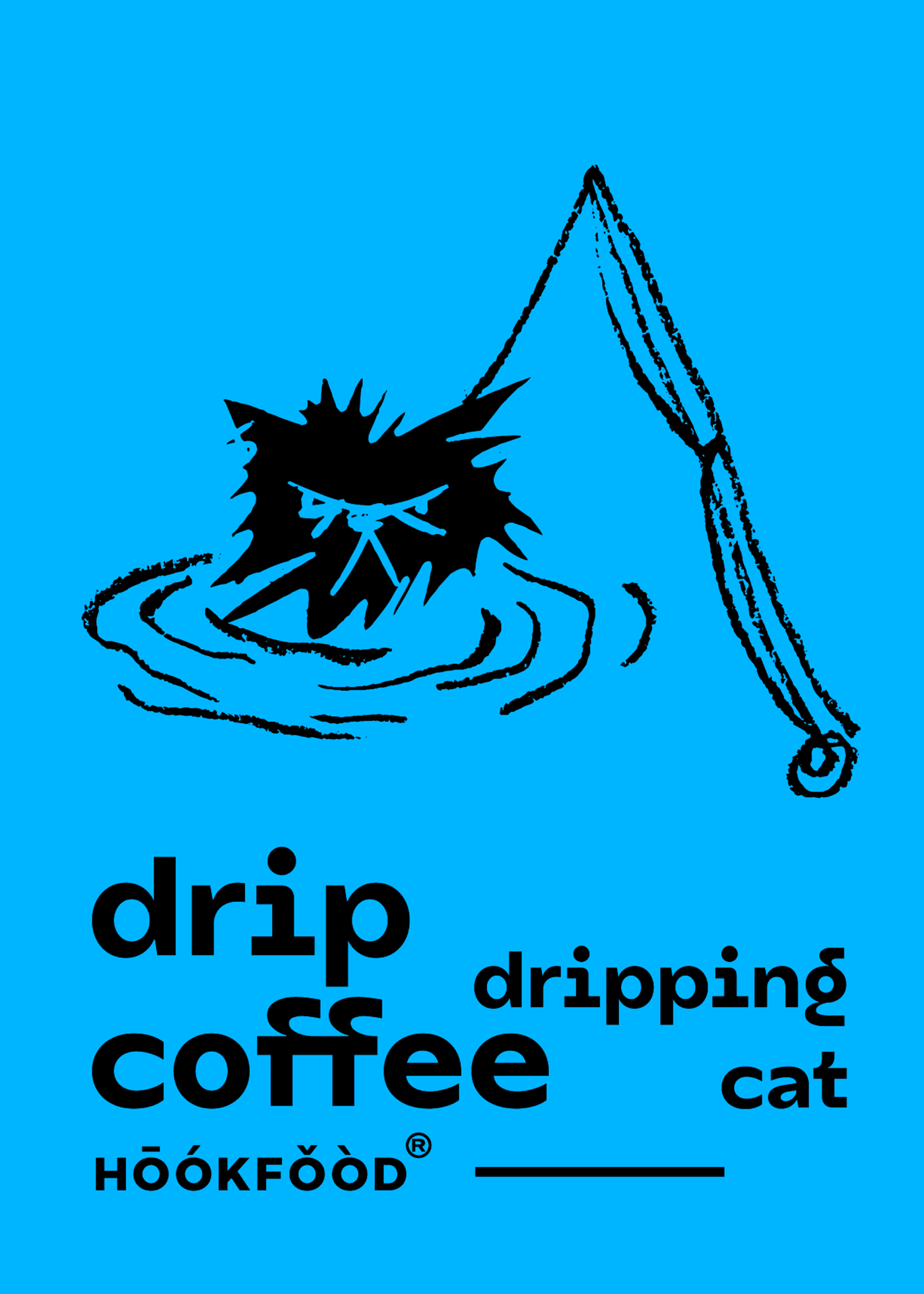 Cat Coffee drip coffee Illustrator package