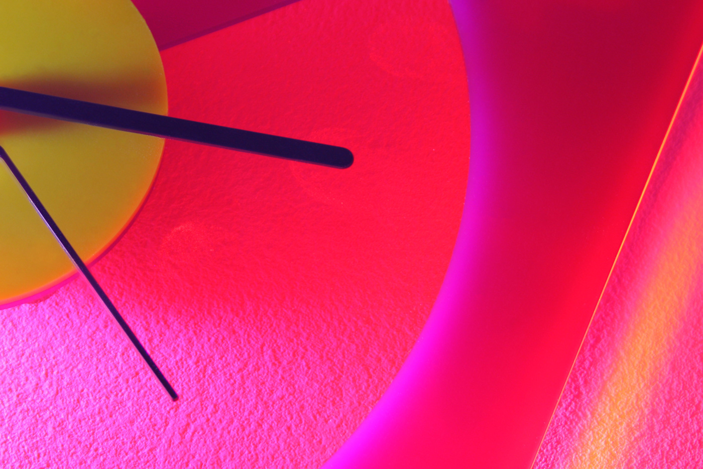 80s clocks color Memphis Retro shapes