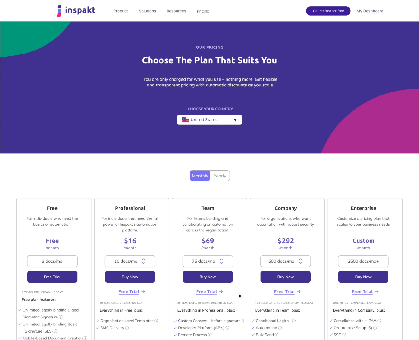 Pricing Page pricing table UI/UX UX design