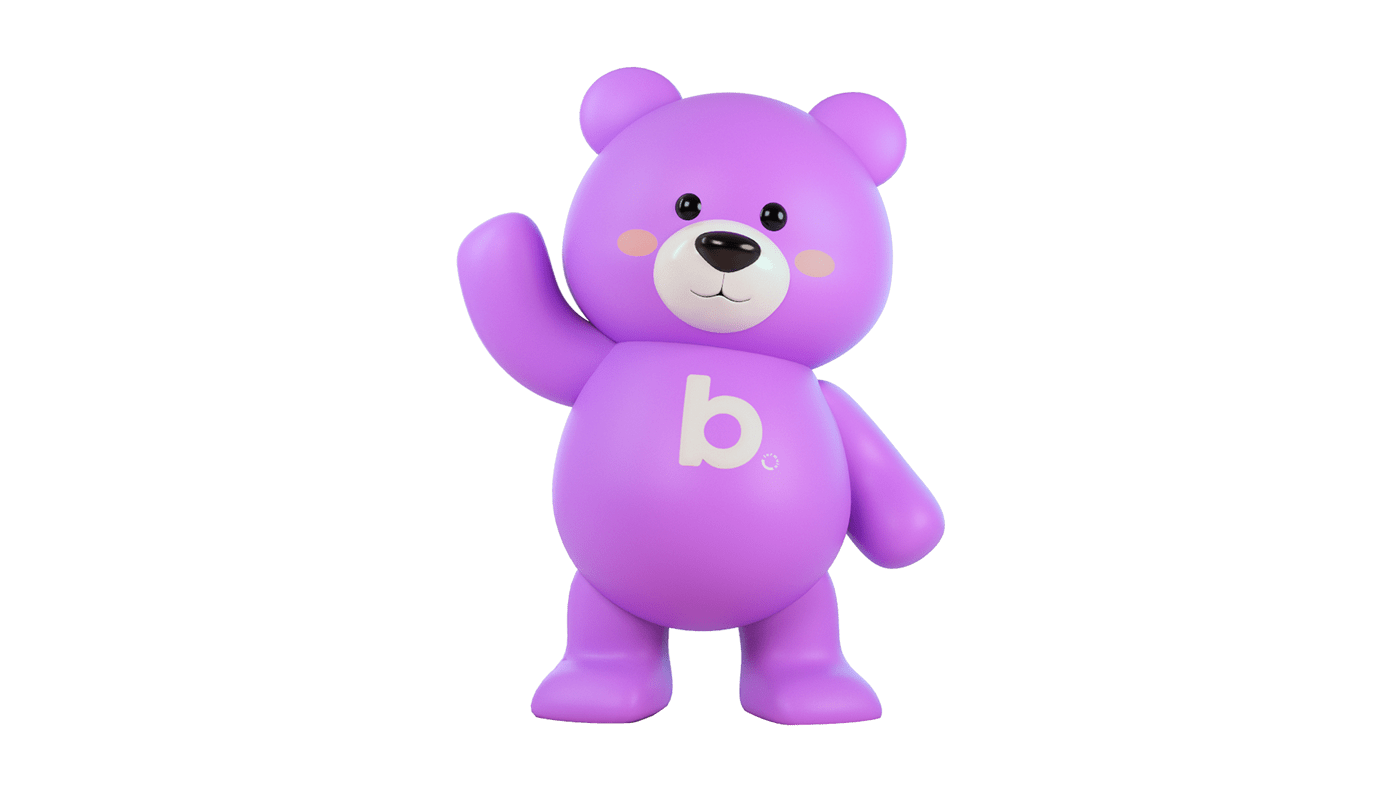 3D Character bear gummy