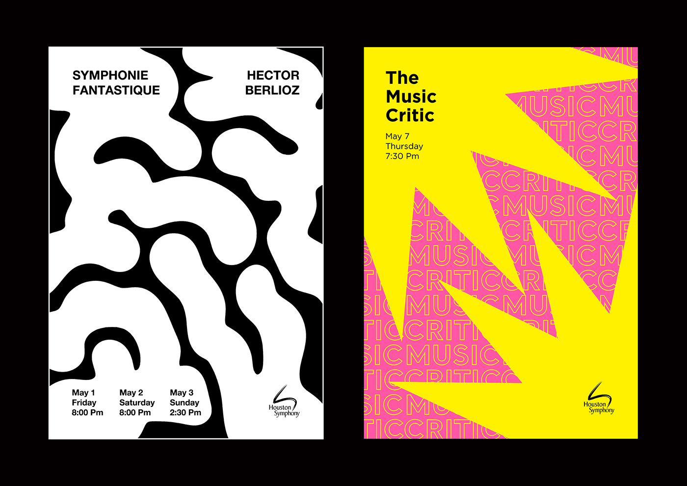 beethoven graphic Houston Symphony music poster poster Poster Design posters print typographic posters typography  