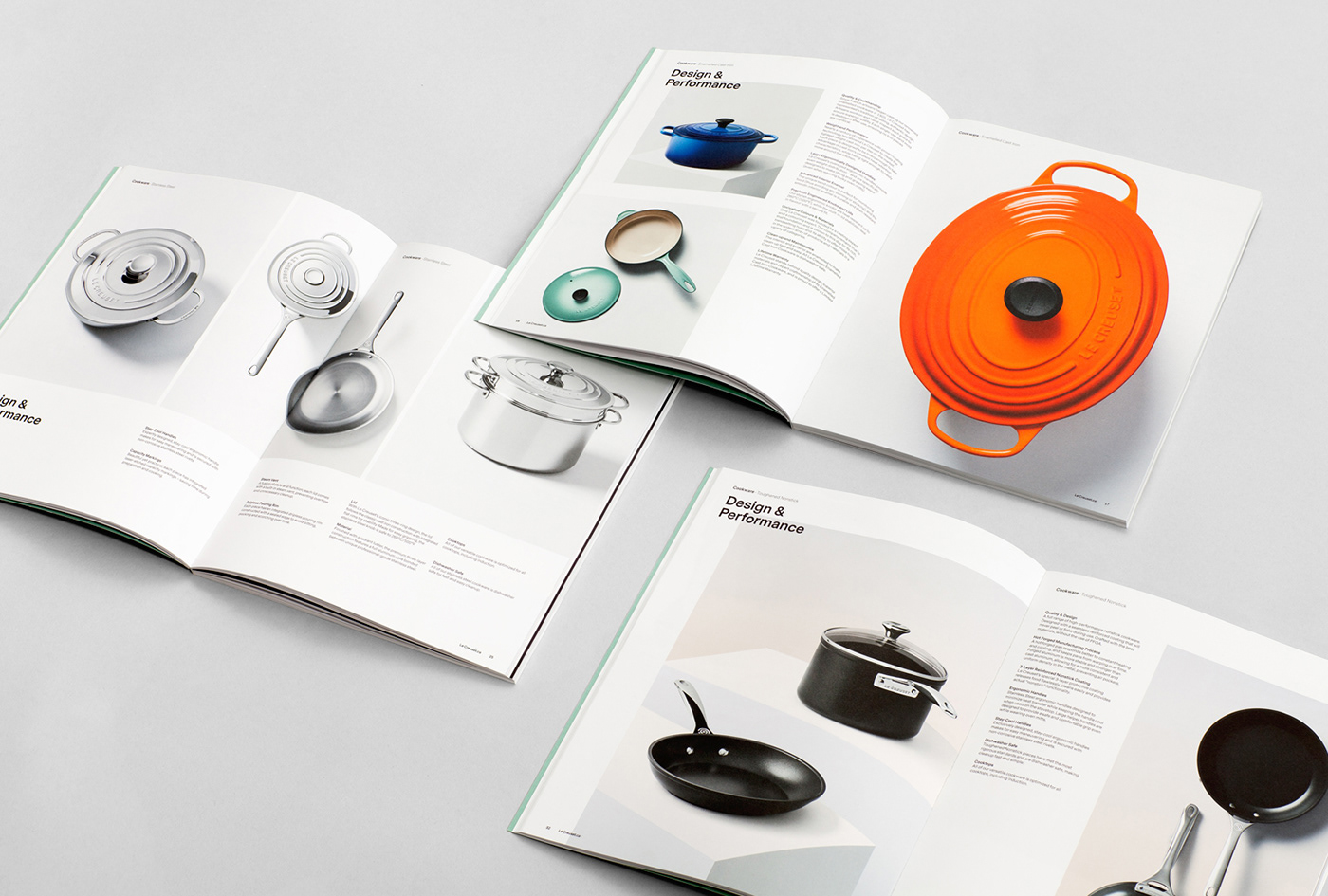 catalog green print editorial product cookware tableware kitchen