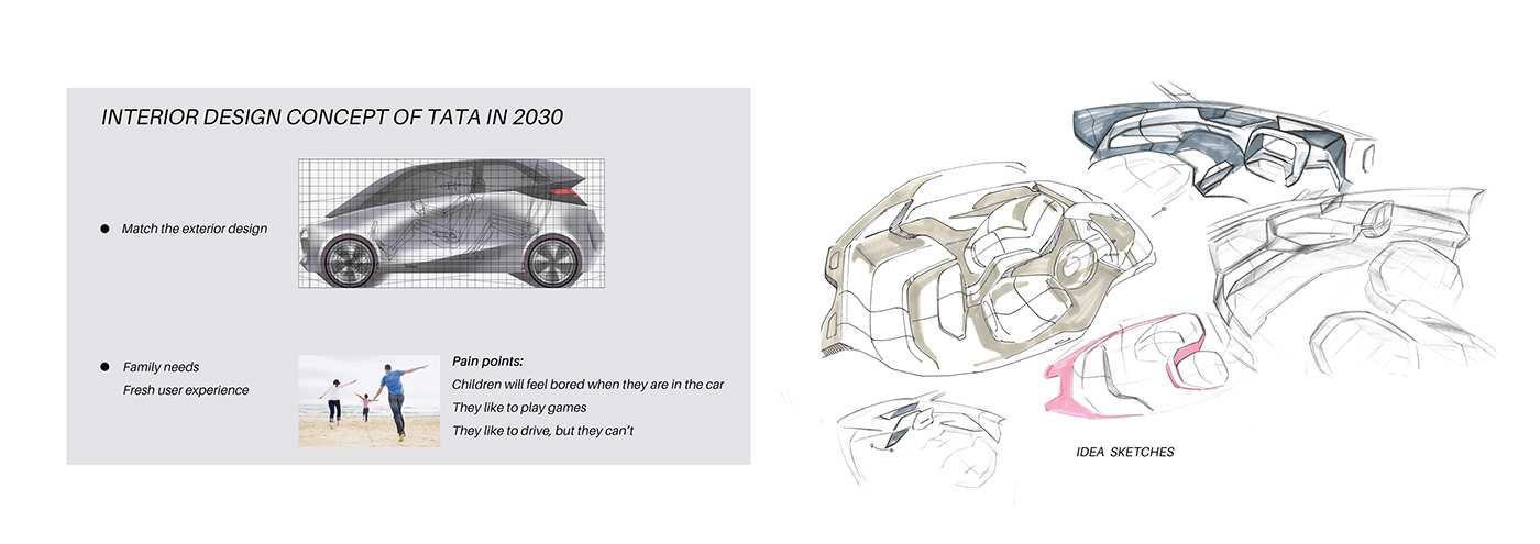 Automotive design car car design cardesign clay Claymodel industrial design  Interior tata transport design