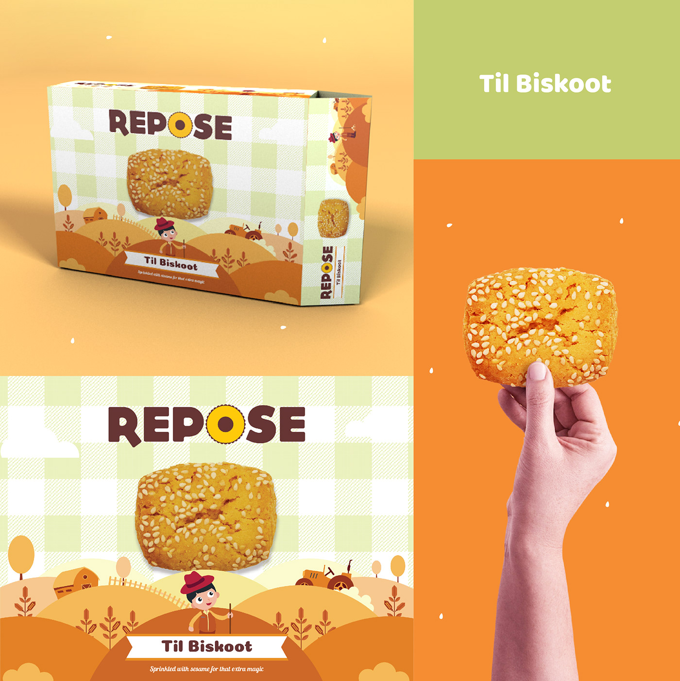 packaging design graphic design  branding  premium ILLUSTRATION  Packaging biscuits cookies
