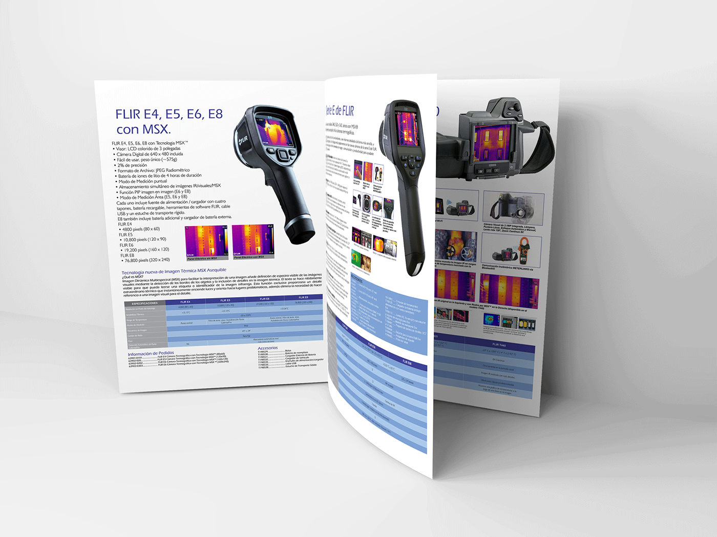 brochure FLIR productos Technology catalog InDesign magazine editorial