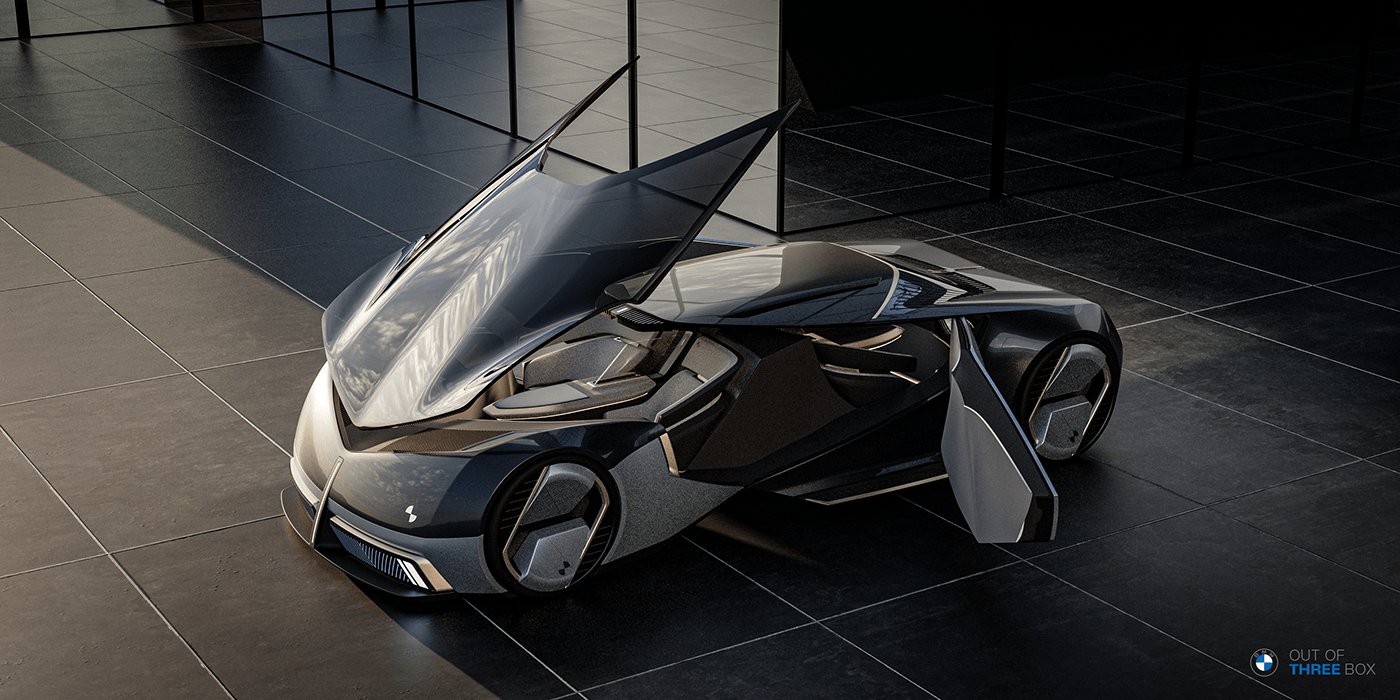 car automotive   3D industrial design  blender Automotive design Automotive Photography cardesign BMW mobility