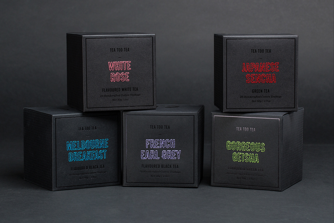 'packaging' 'graphic Design' 'design' 'tea' 'black' cotton teabags t2