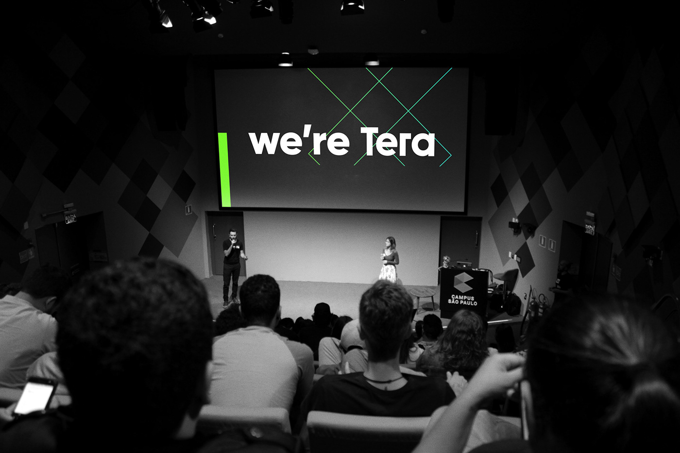 tera identity motion graphic design neon digital ux UI Startup
