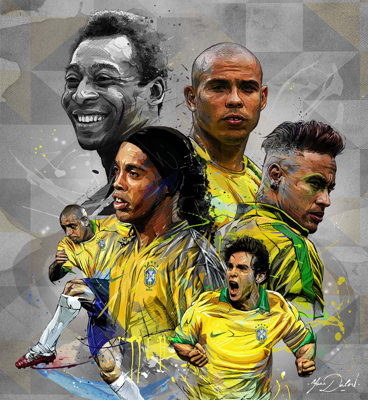 Brazil Dynamic football Futbol Neymar Nike ronaldinho Ronaldo soccer sport