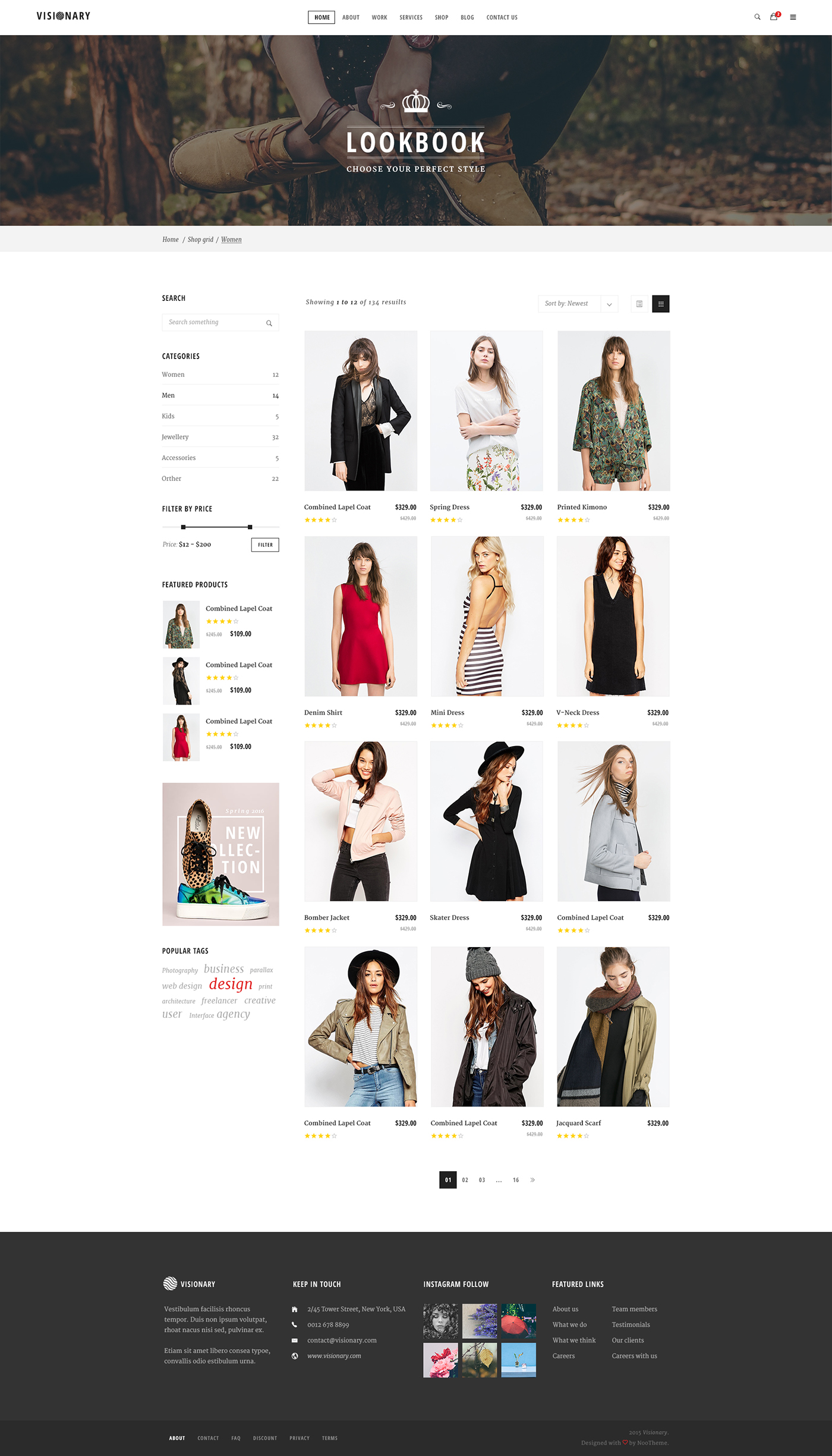 'fashion'  Ecommerce shop online shopping psd template Multiconcept