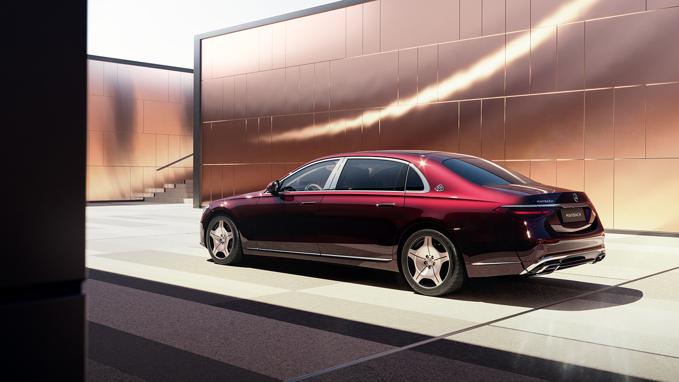 3D 3ds max architecture exterior fullcgi Maybach mersedes modern visualization vray