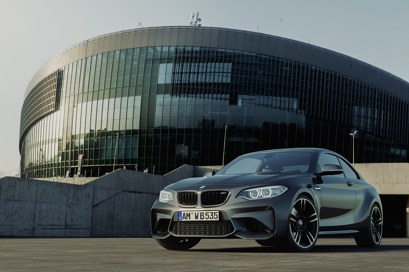 automotive   CGI digital Photography  Render BMW M2 car retouch