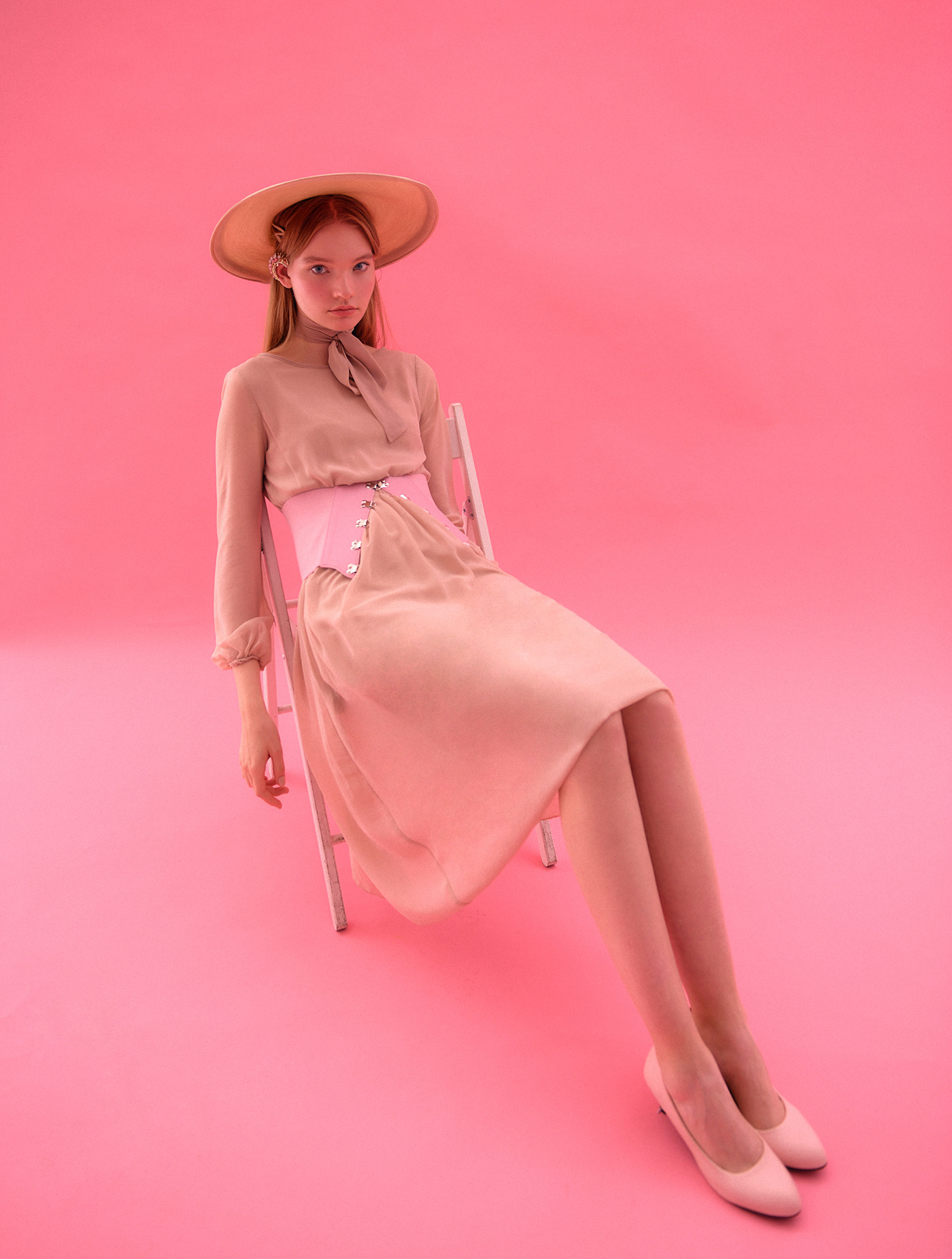 model Fashion  Style look art editorial pink beauty AY1