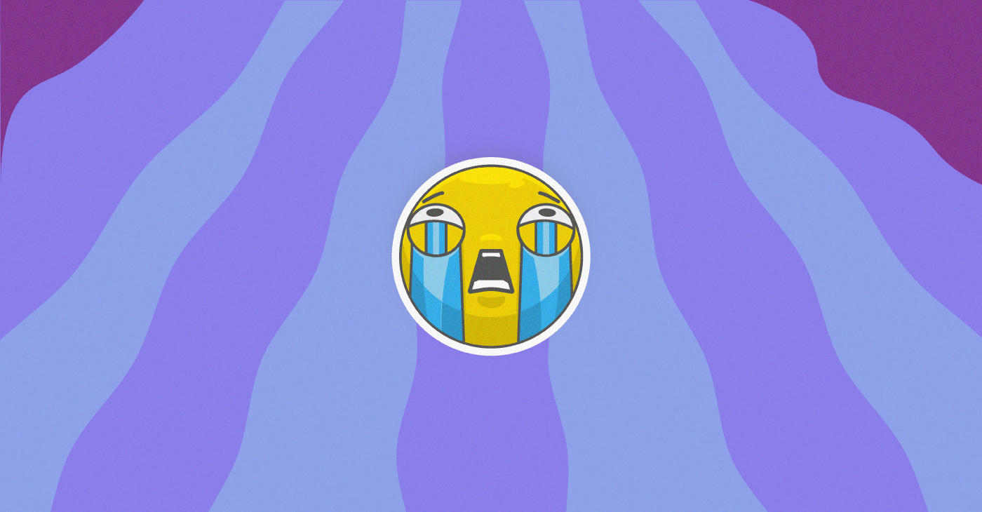 Emoji sticker stickers Illustrator vector purple emotion smile smiley