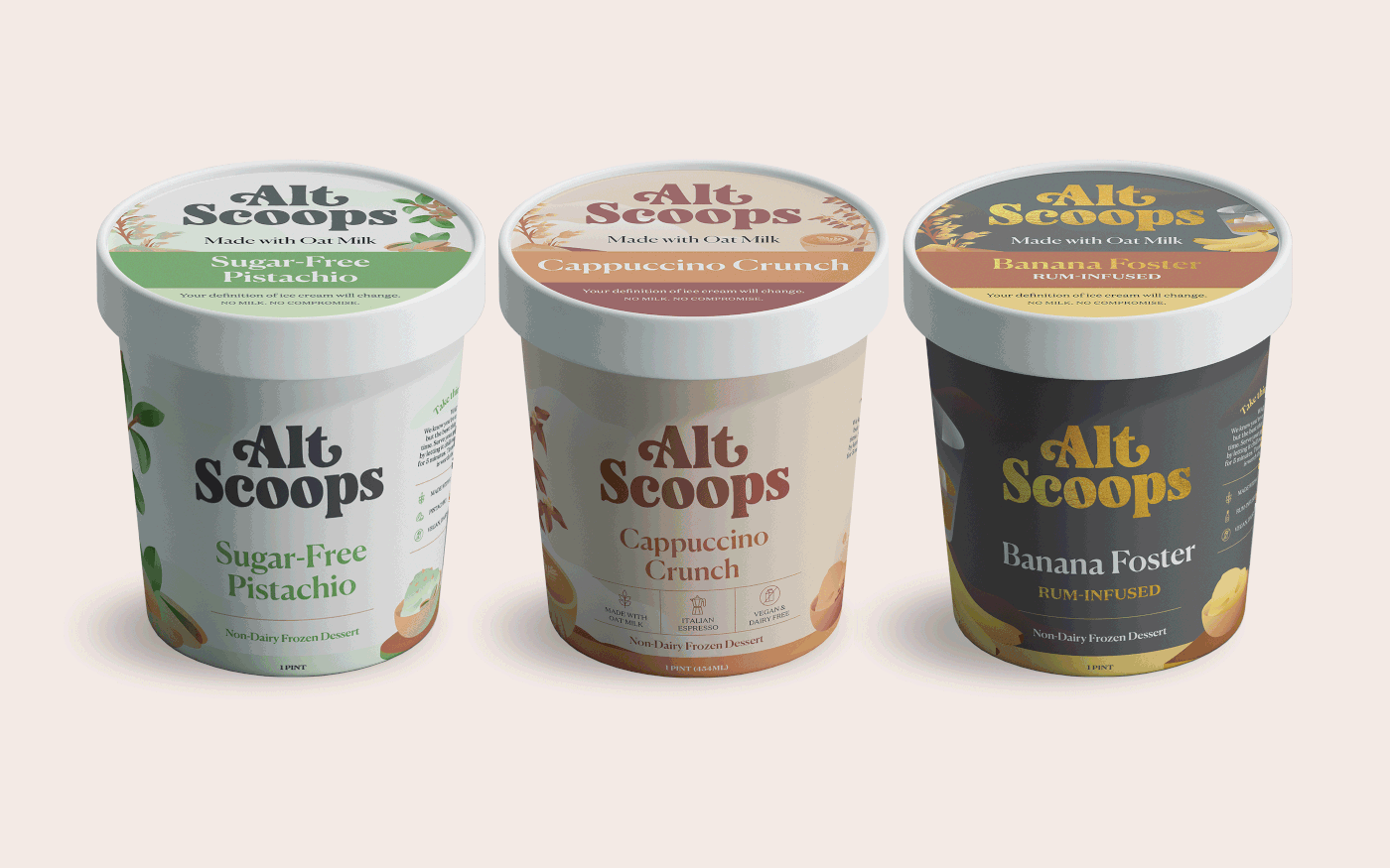 ice cream Packaging brand identity design Food  Logo Design ILLUSTRATION  adobe illustrator Brand Design vector