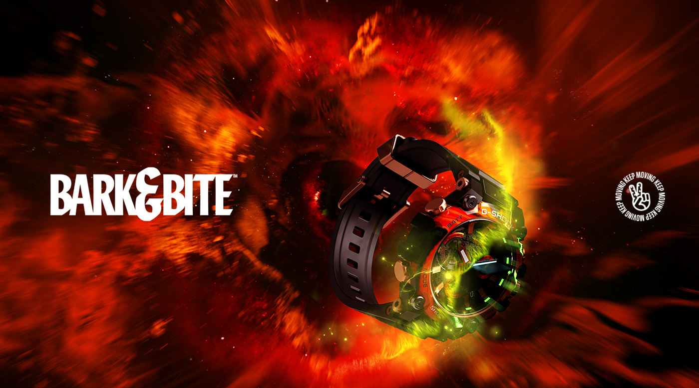 3D 3d animation Advertising  after effects Casio cinema 4d G-Shock motion graphics  Render watch