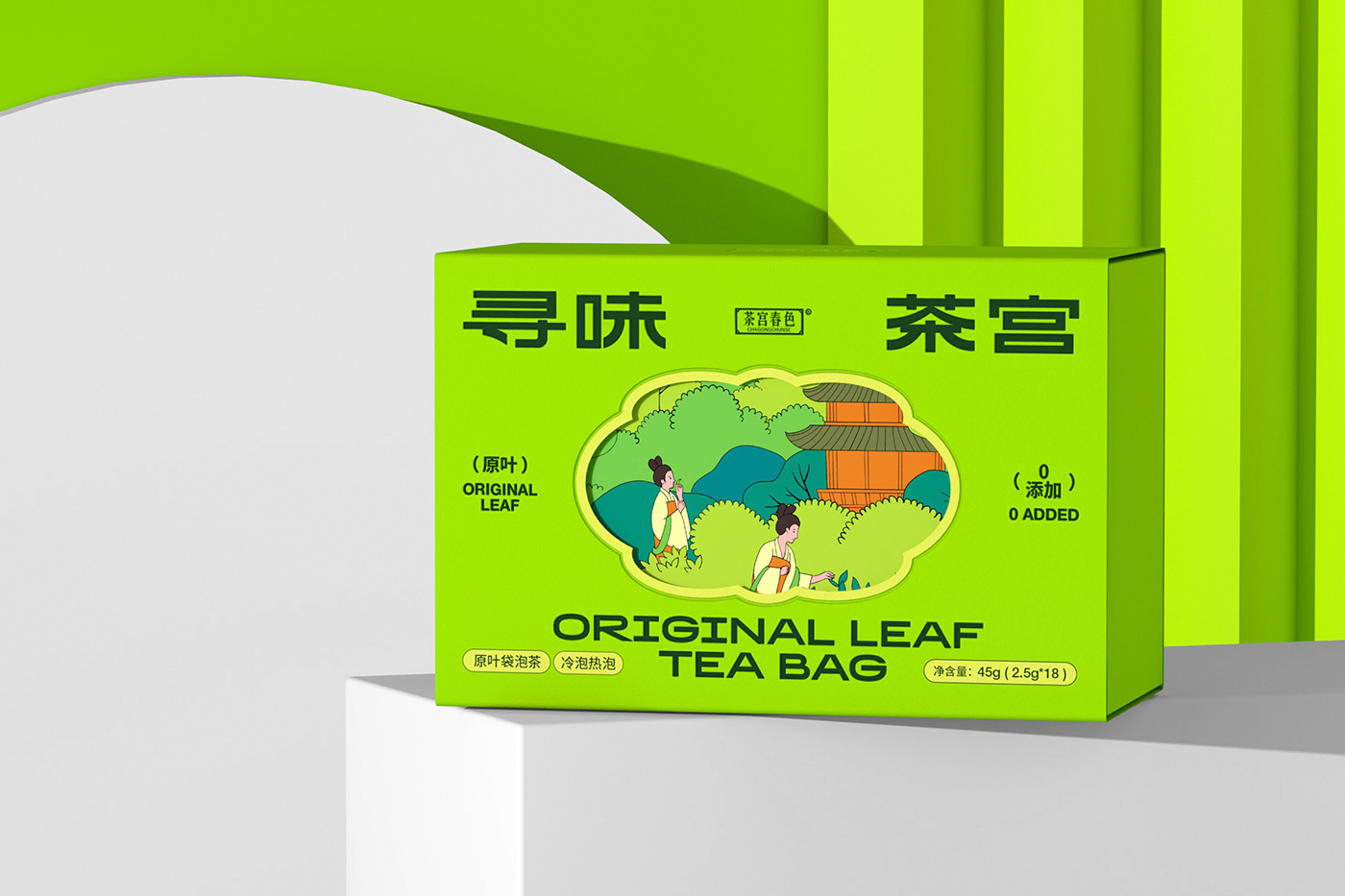 灯具 Packaging 메타그린 中国风   메이저공원 Brand Design tea