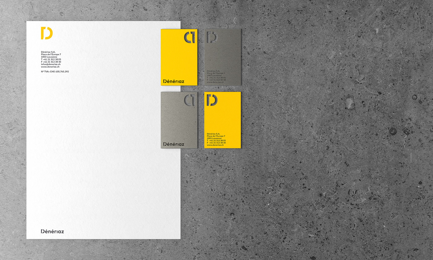 graphic design logo brand minimal swiss Moser Lausanne Switzerland visual identity branding  corporate deneriaz