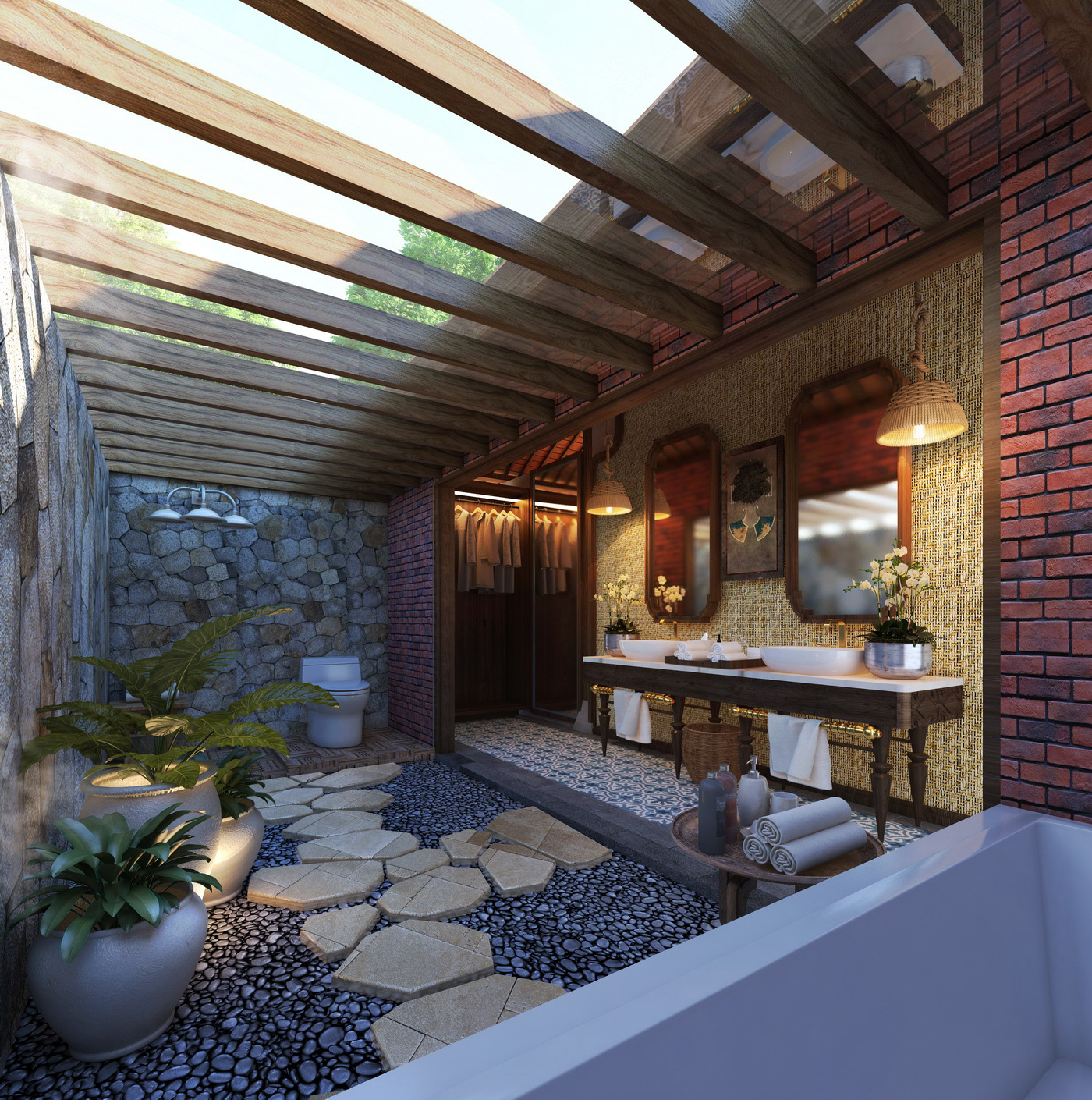 renderbox 3D APARTENET architecturte house Interior Render rendering Villa visualization