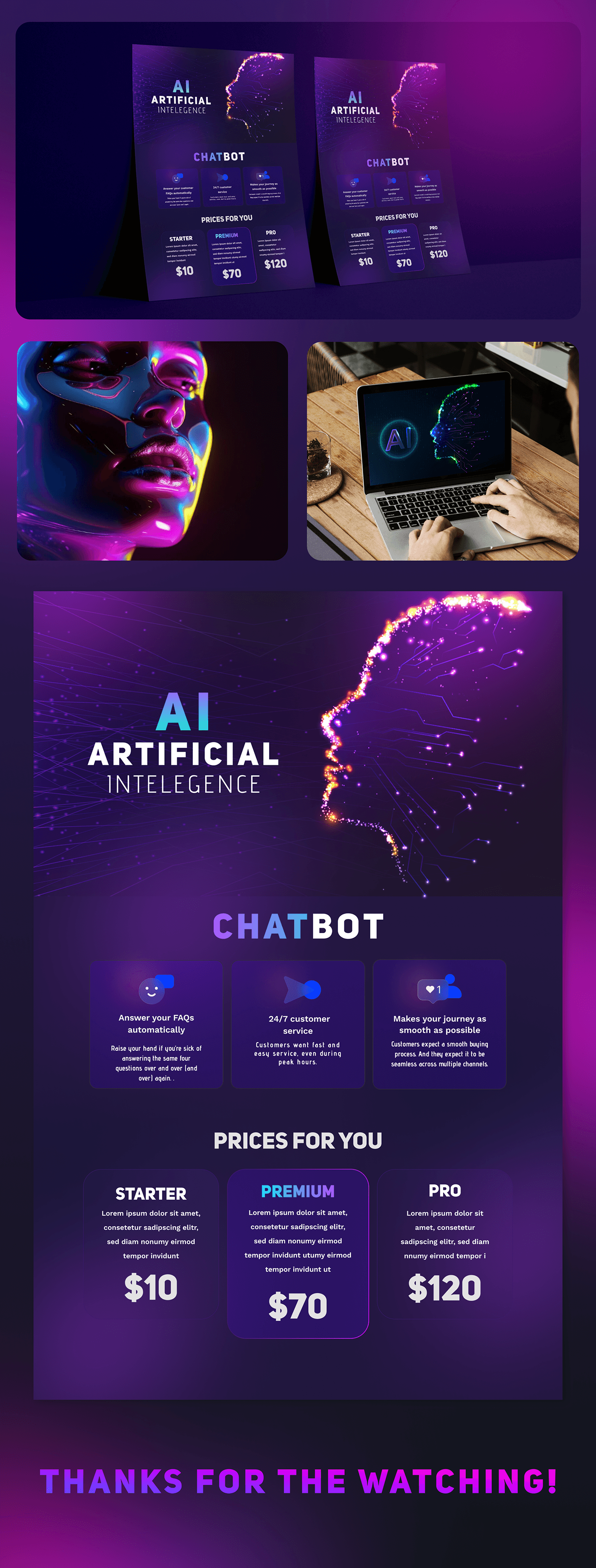 ai Chatbot flyer flyerdesign intelligence artificial intelligence Technology modern visualization AI-based
