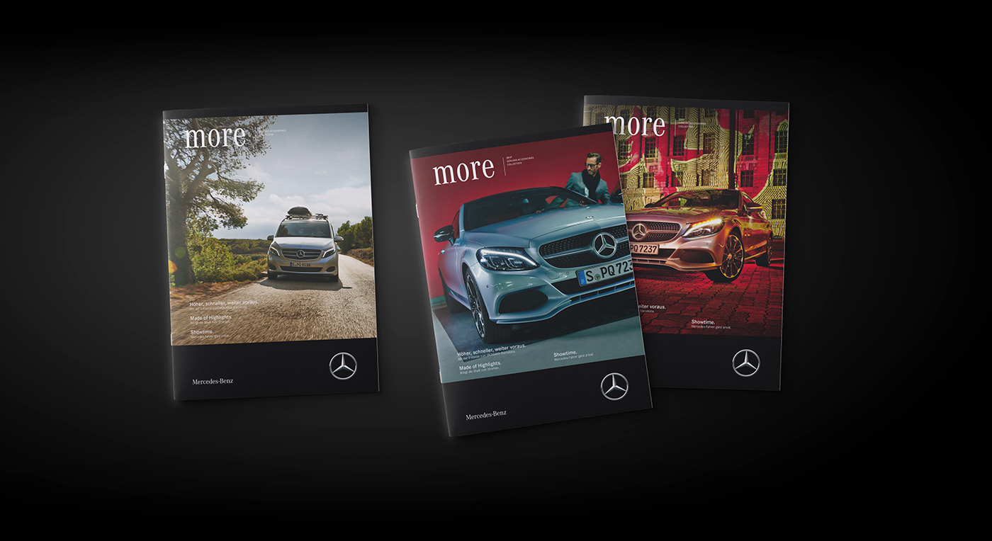 print magalog mercedes-benz automotive   lifestyle Cars Advertising  Film   editorial writing 