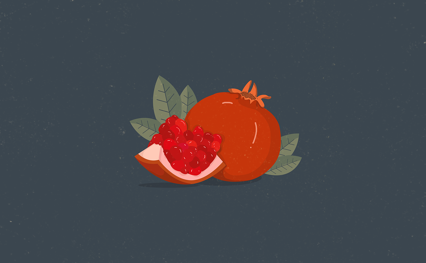 fruits ILLUSTRATION  vector digitalart texture colours apple Mango dates watermelon