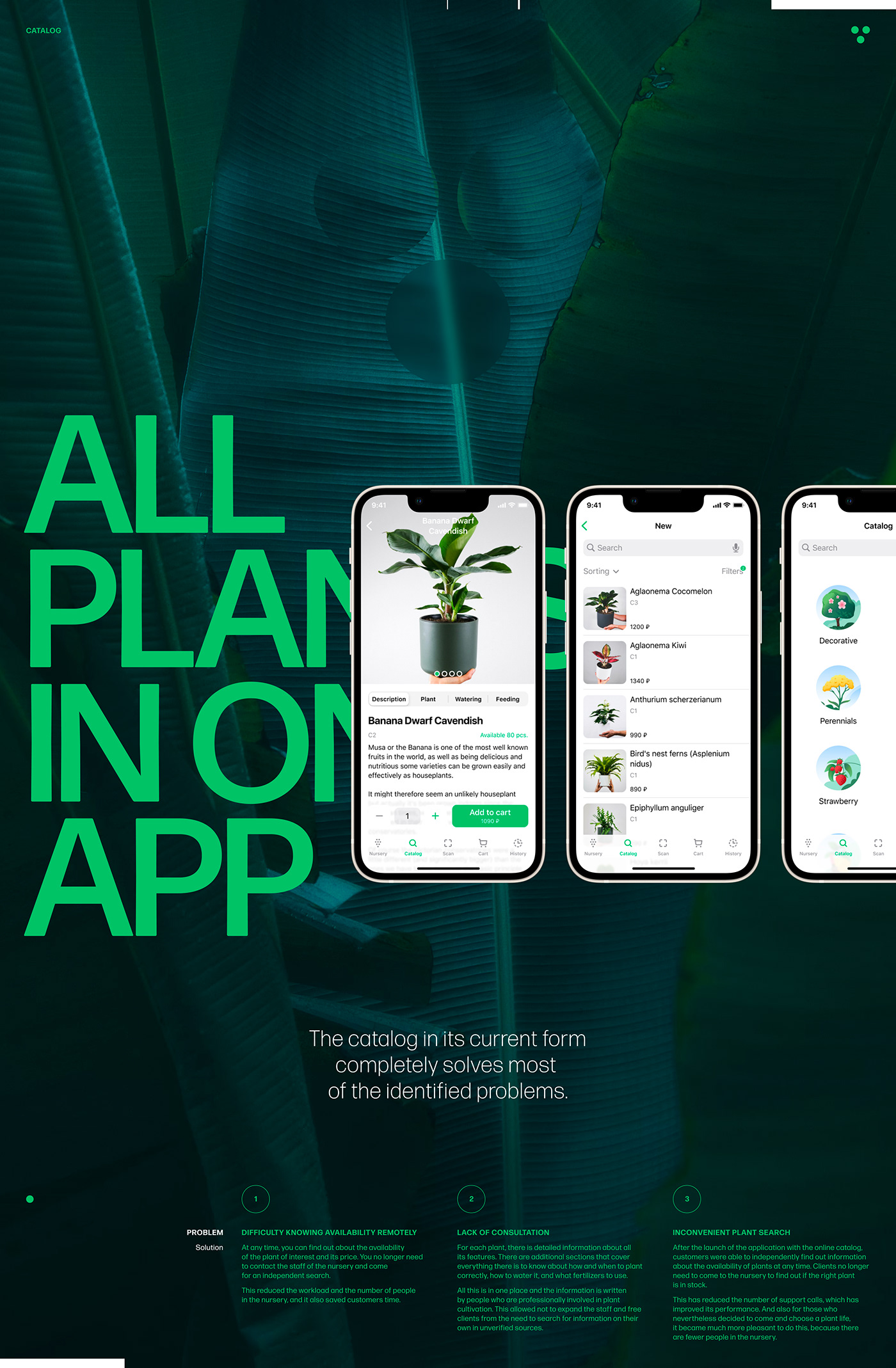 application botanical green Interface leaves mobile plants UI ux ux/ui