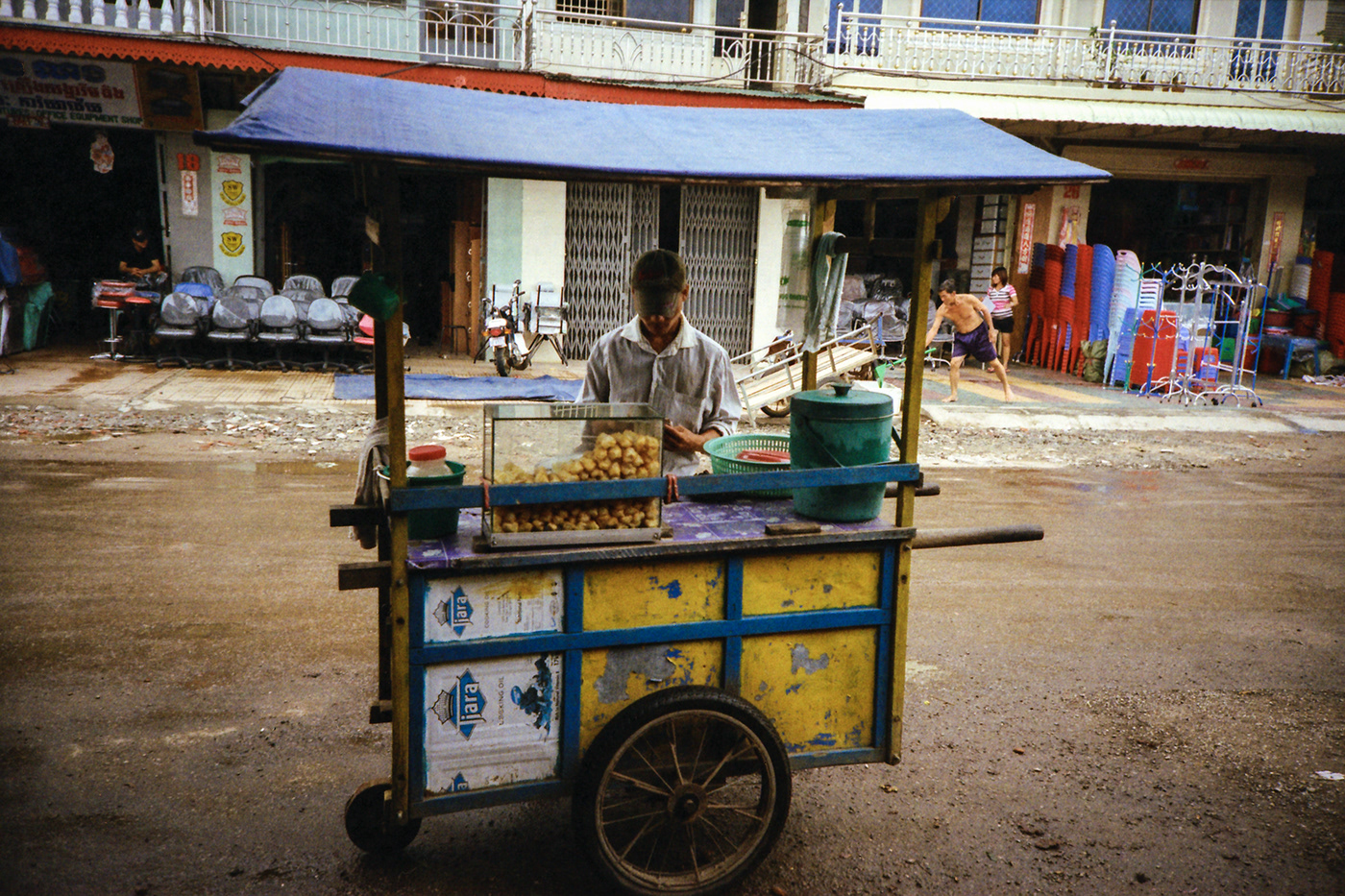 Cambodia market Food  lomo Lomography Film   culture Travel Street Battambang