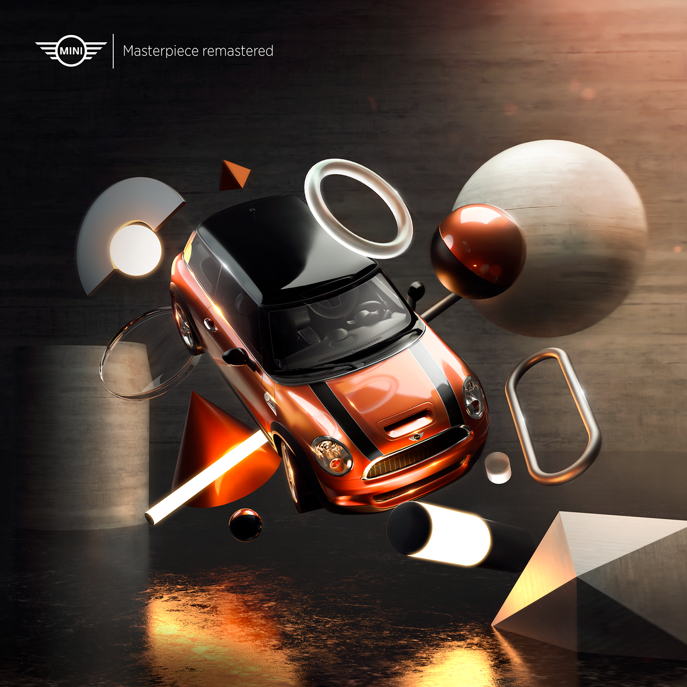 MINI cinema4d textures light 3D minicooper objects car Cars