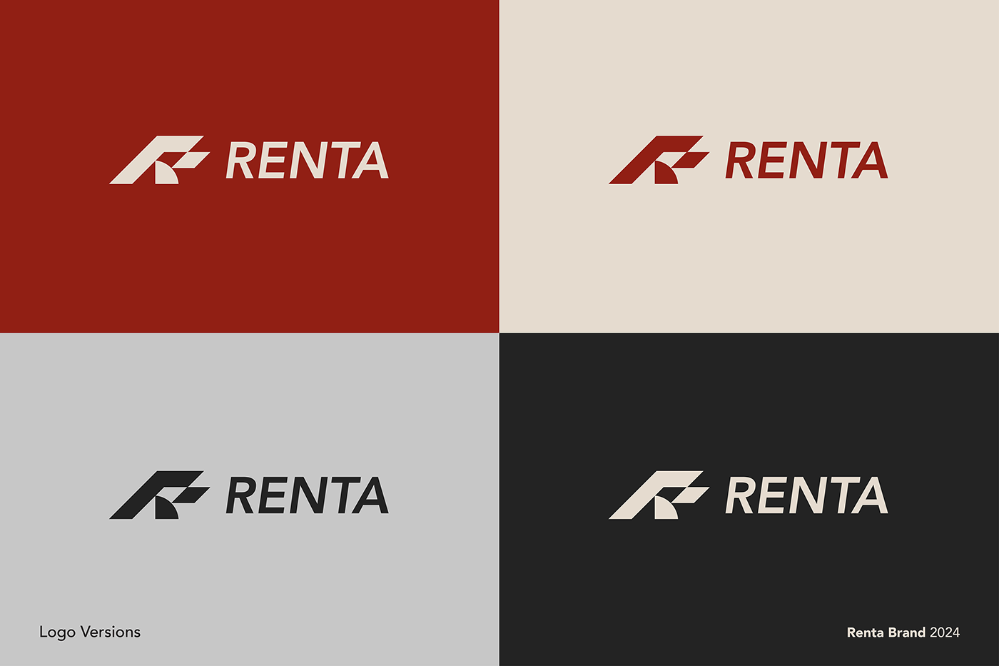 This is Renta logo design