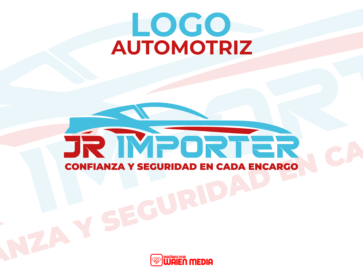 red Logo Design logos Logotipo Auto photoshop Illustrator