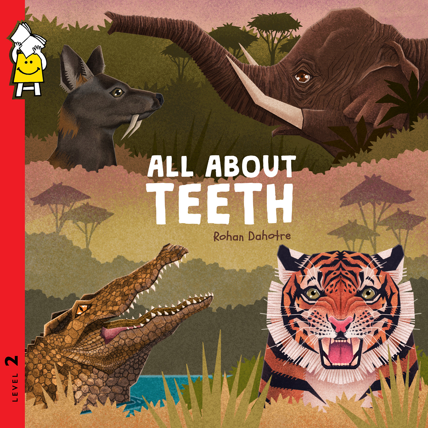 animal illustration childrens book digital illustration Picture book tiger wildlife kidlitart procreateart storybook children's book