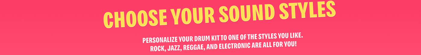 app drum Drum Kit game music music app song UI/UX