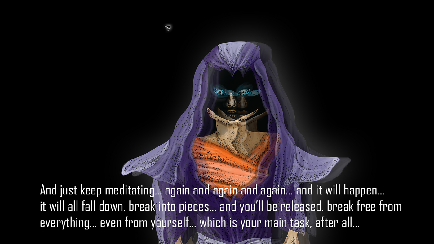 Sun alchemy spirituality Transformation Transmutation dissolution video-game gameplay 2D Animation