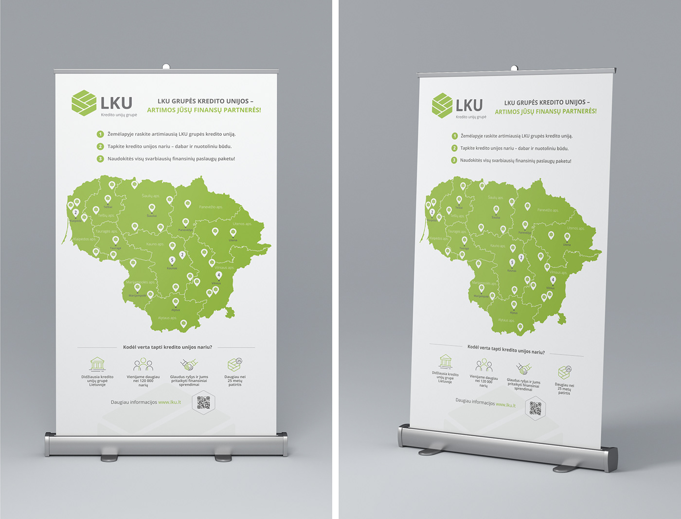 Advertising  aliuslt Bank credit finance lithuania lku map Roll-Up rollup