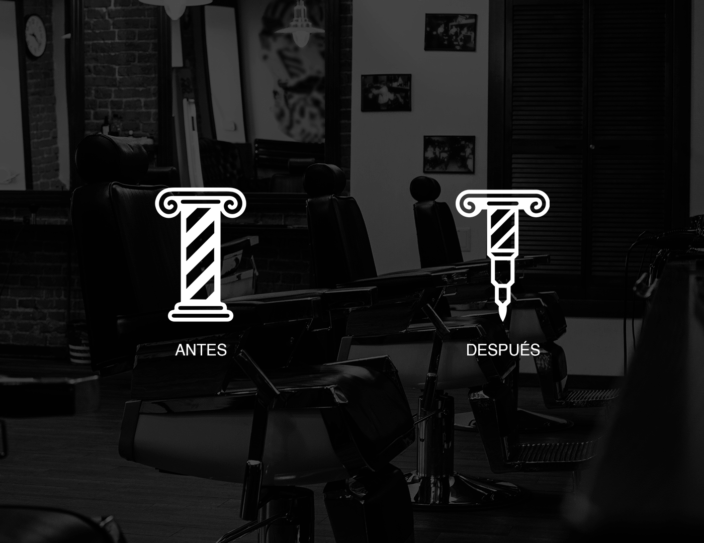 barbershop brand identity design logo Logo Design marca tattoo