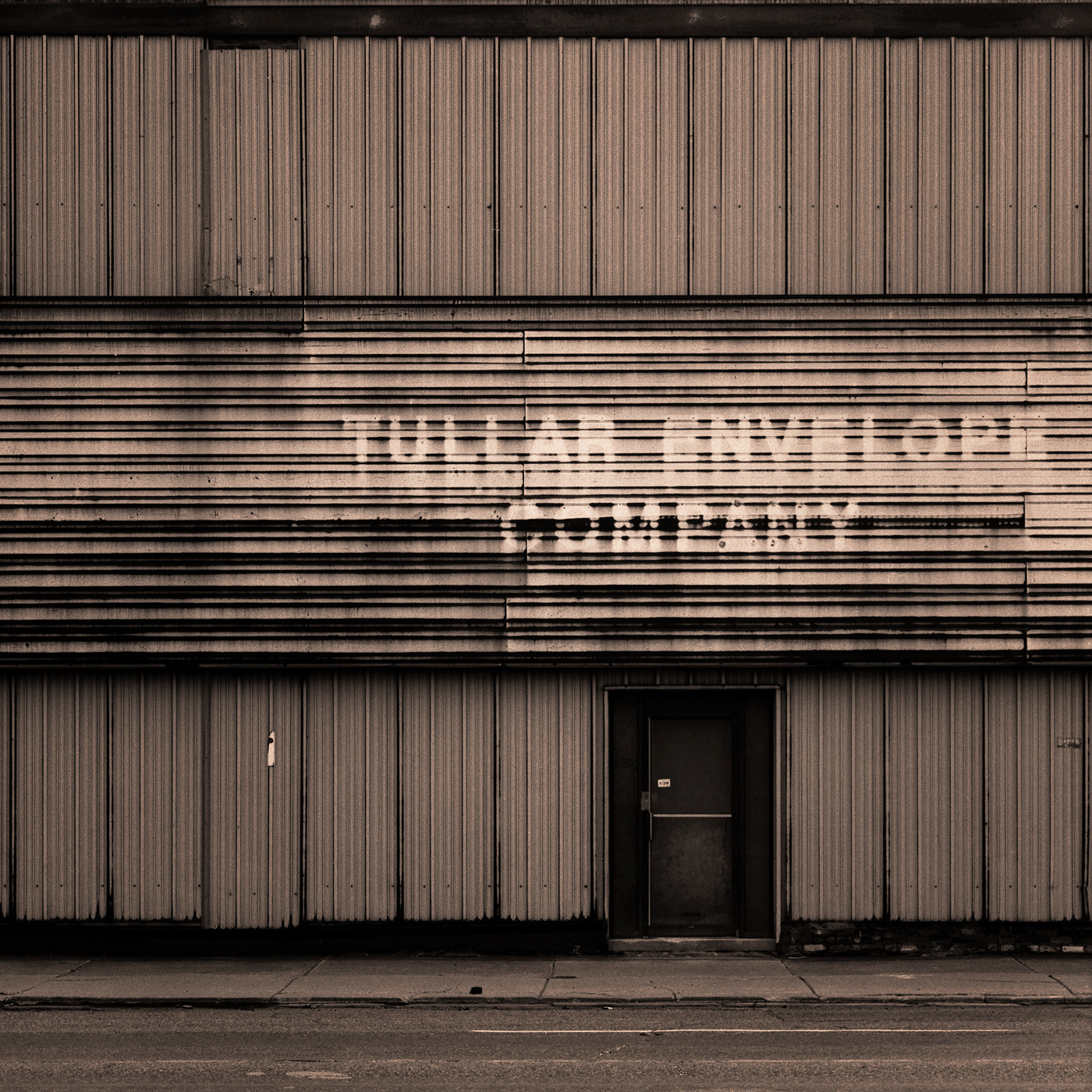 Tullar Envelope Company facade, in Detroit, Michigan.