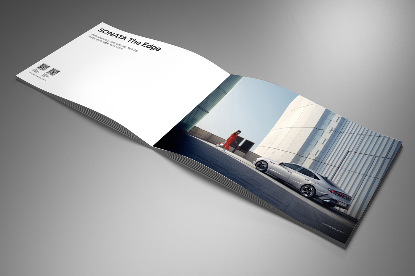 brochure CGI digital catalogue Hyundai Motor Company Photography  sonata Sonata the edge