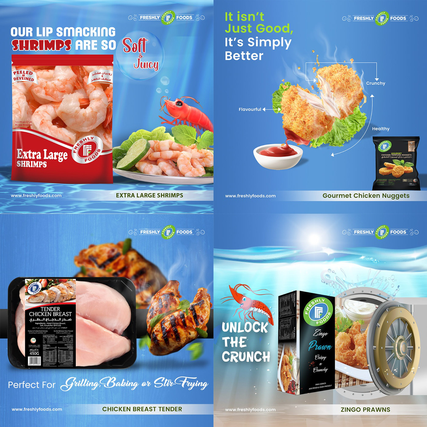 frozen food Food product fish shrimps Food 