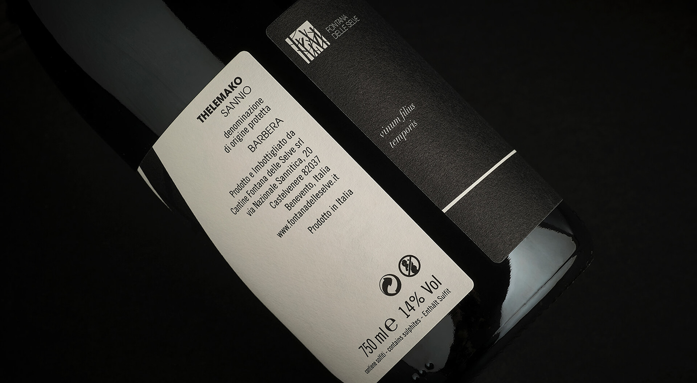 art-direction fontana-delle-selve graphic design  italian design label design njucomunicazione Packaging packaging design wine wine label