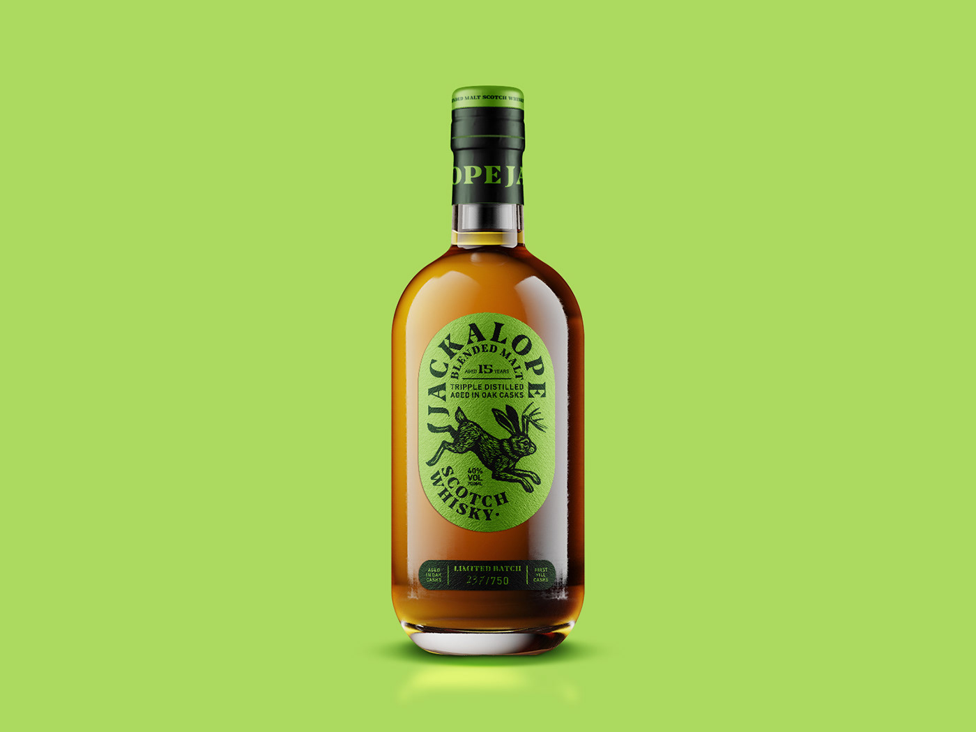 alcohol bottle box design drink jackalope Label myth Packaging Whisky