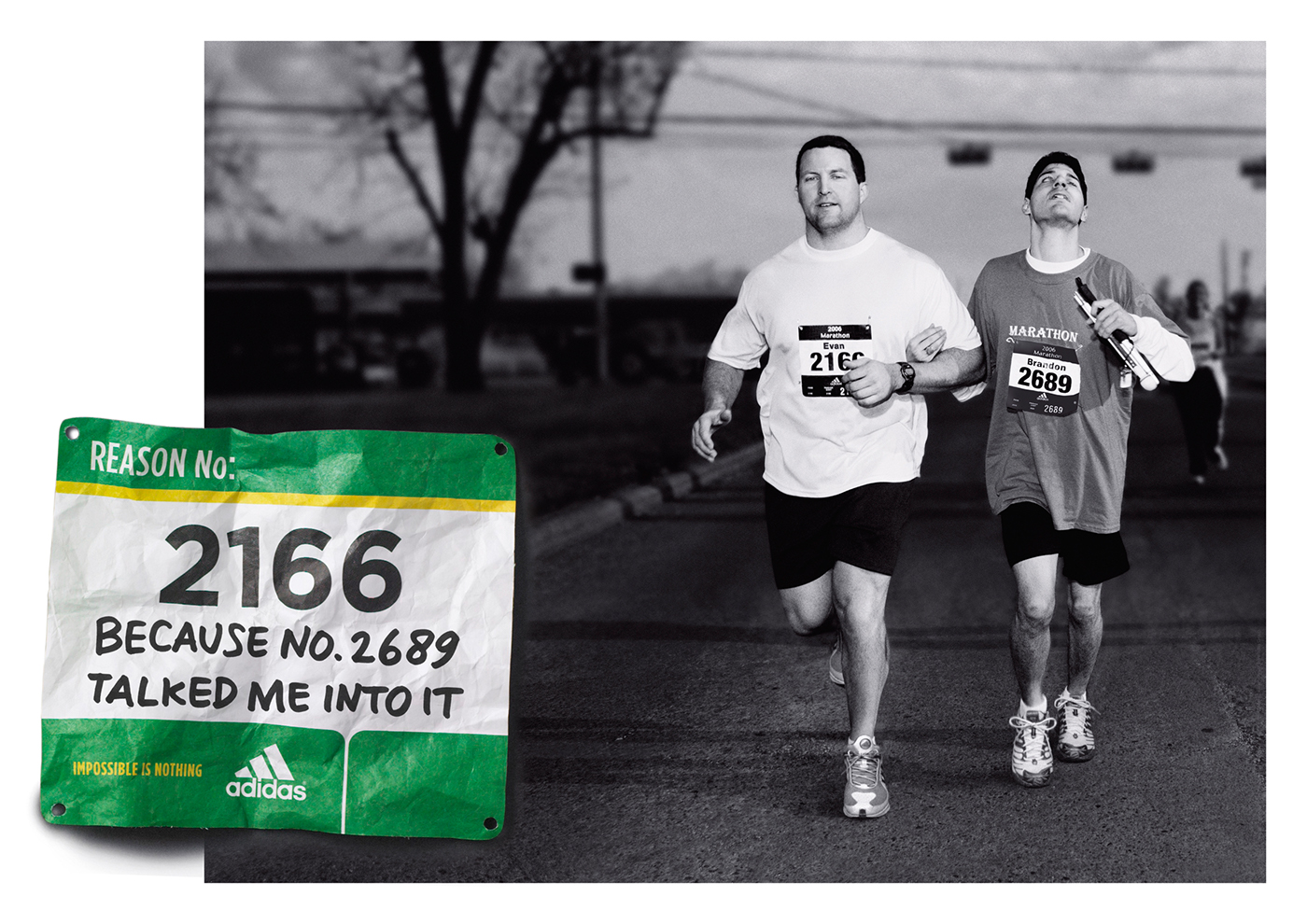 adidas Marathon boston reasons to run reportage photograph black and white